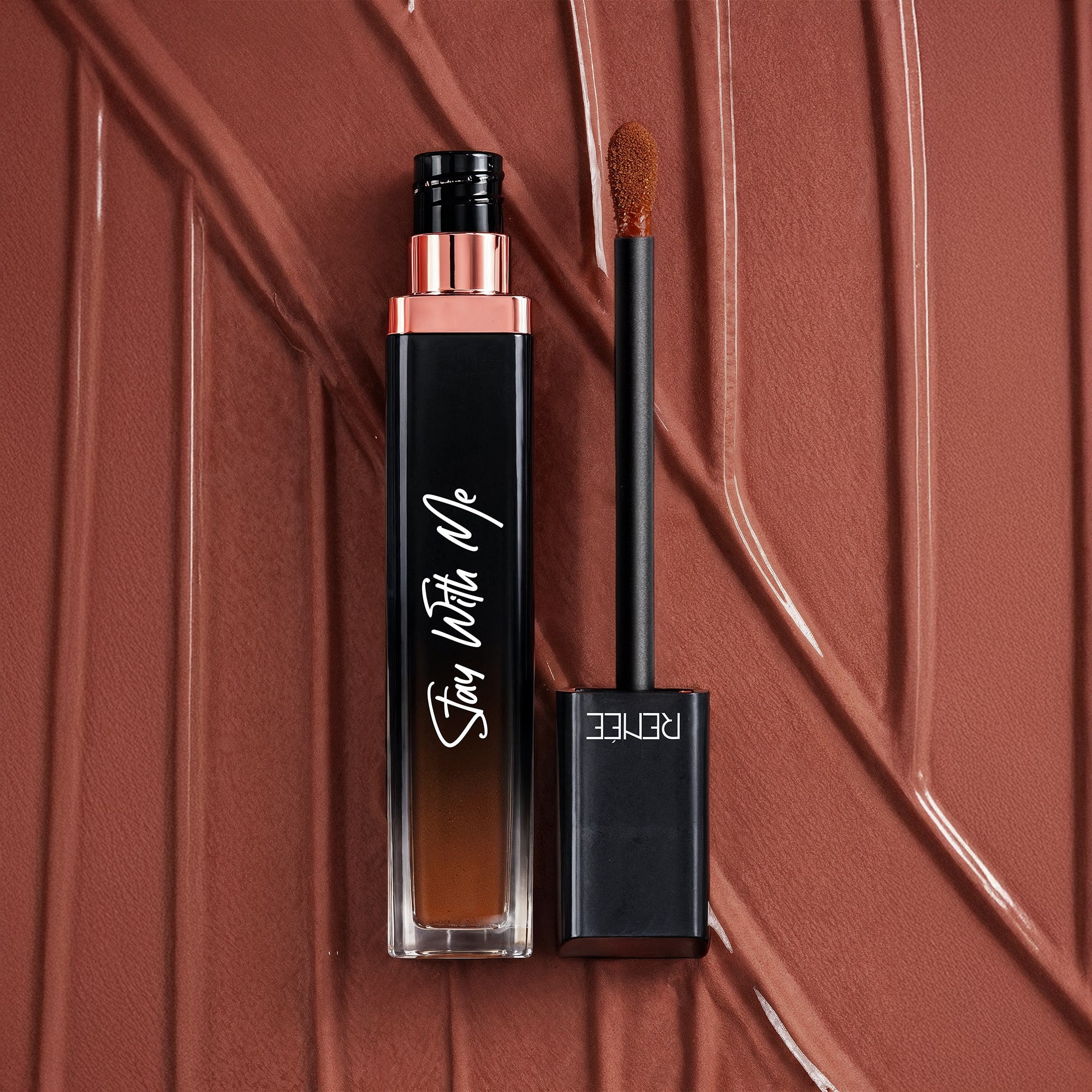 RENEE Stay With Me Matte Liquid Lipstick, 6 ml, Desire for Brown