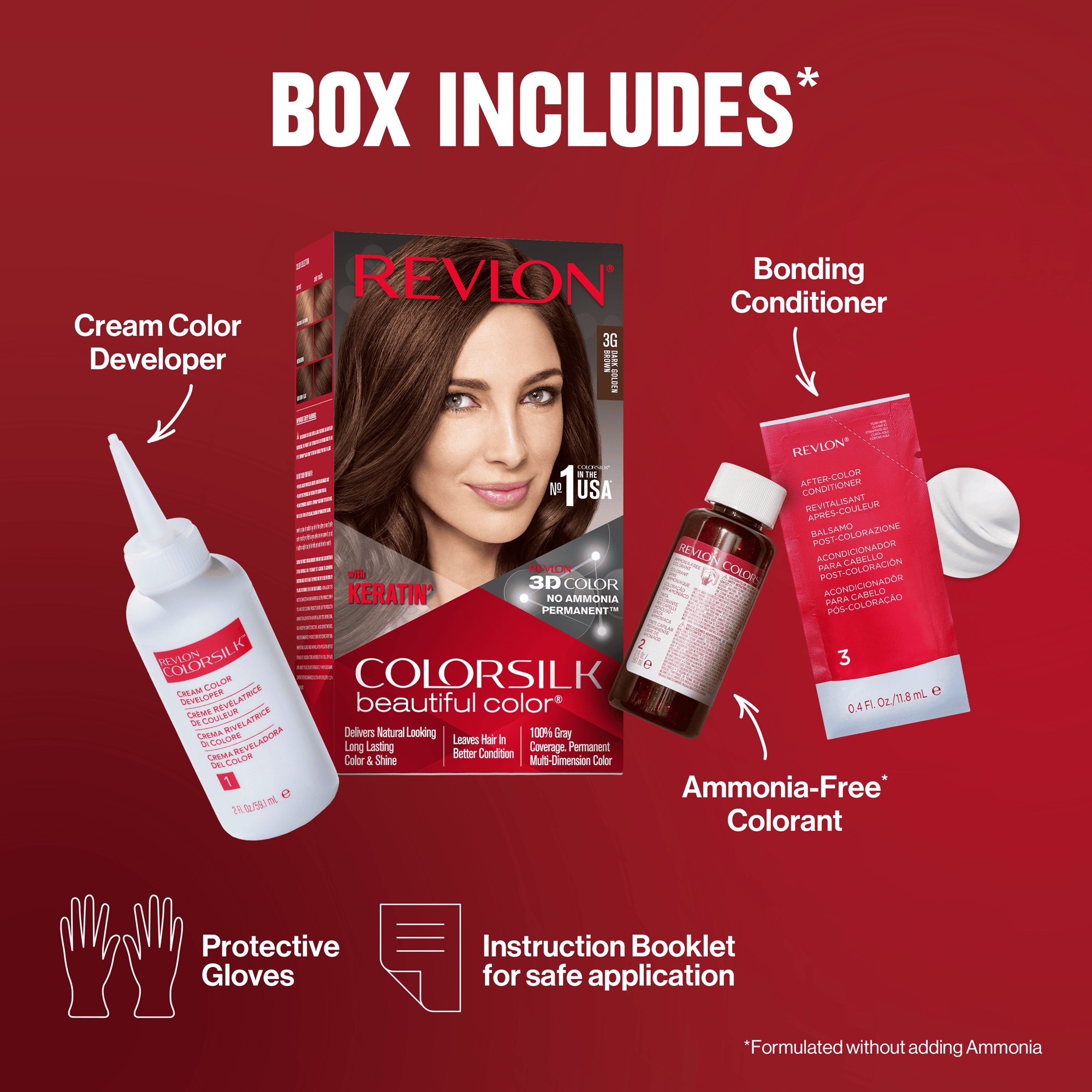 Revlon India Colorsilk Beautiful Color™ Permanent Hair Dye, Black 1N — photo 4