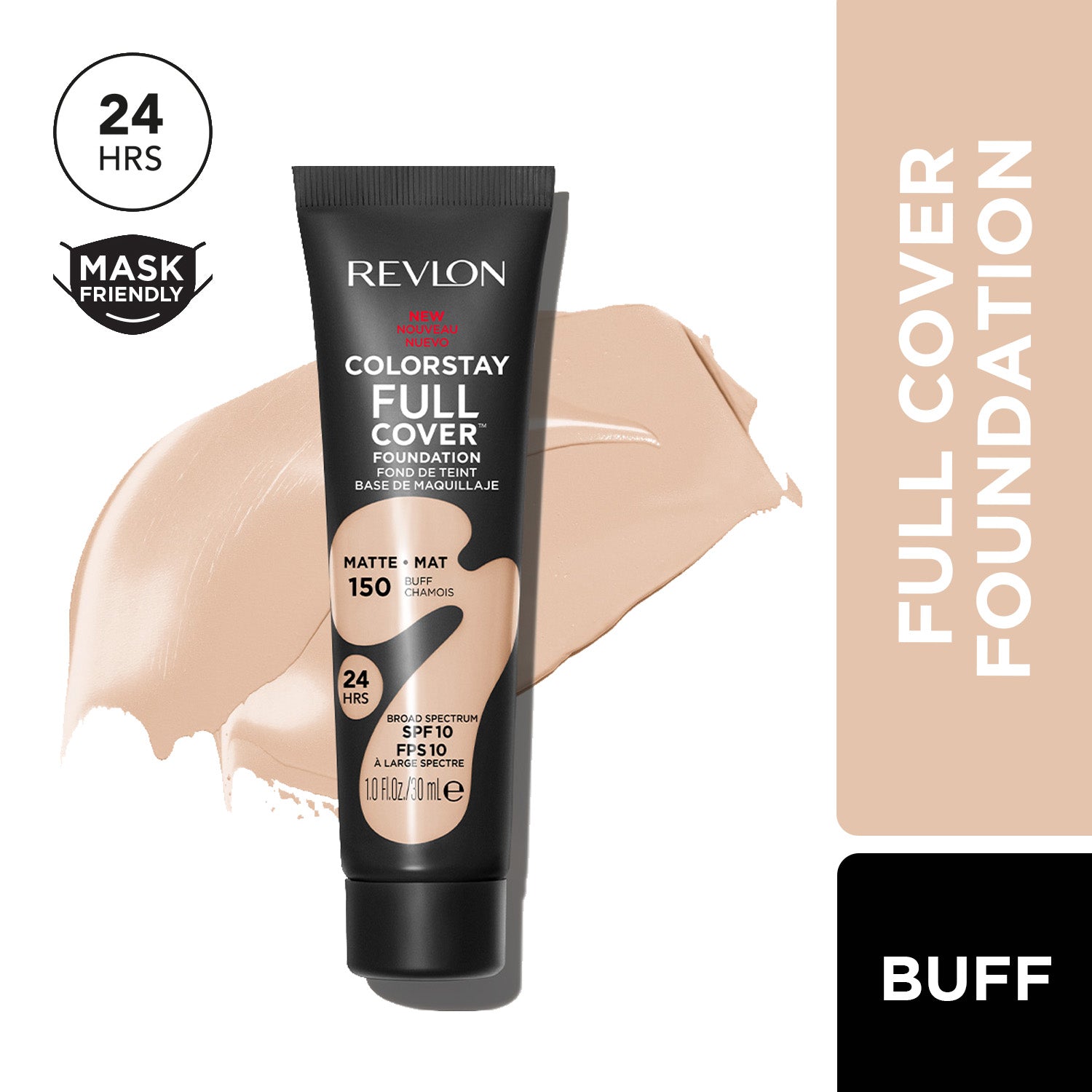 Revlon India ColorStay Full Cover™ Foundation, Toast — photo 2