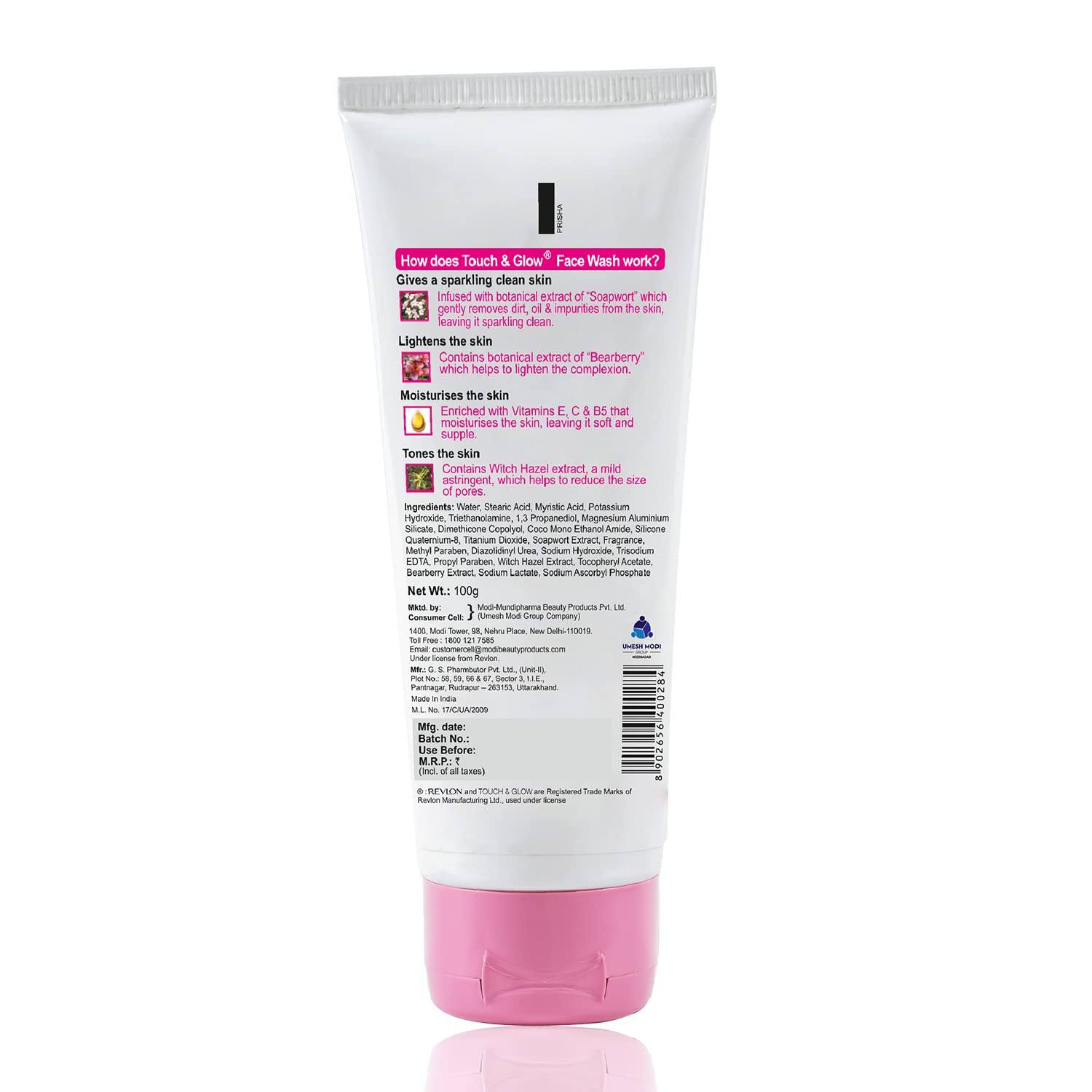 Revlon India Touch & Glow® Advanced Glow Face Wash, 100g — photo 3