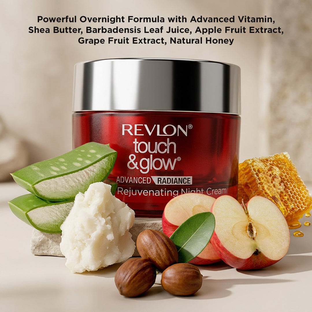 Revlon India Touch & Glow Advanced Radiance Daily Skin Rejuvenating Night Cream, 50 ml — photo 8