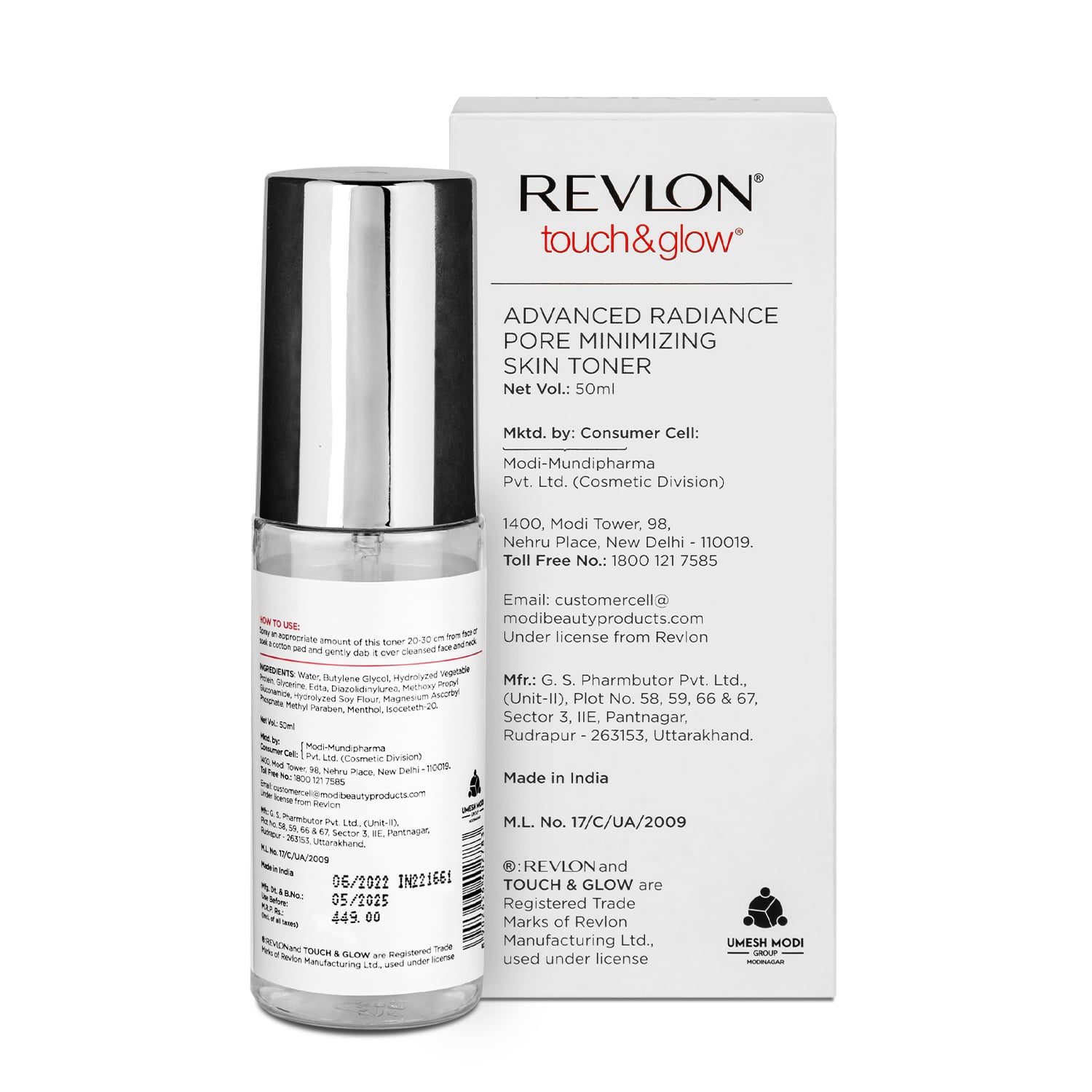 Revlon India Touch & Glow Advanced Radiance Pore Minimizing Skin Toner — photo 8