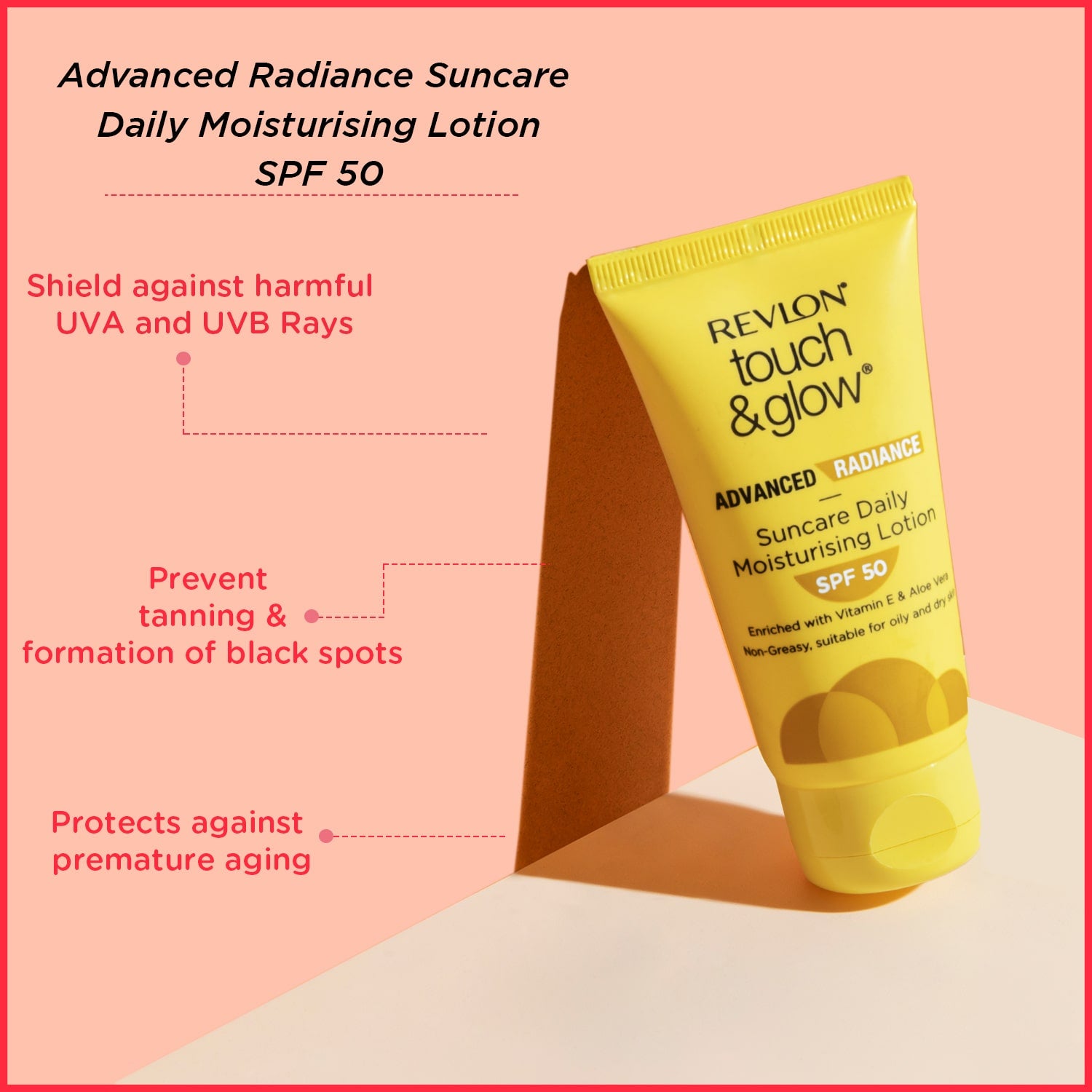 Revlon India Touch & Glow Advanced Radiance Sun Care Daily Moisturizing Lotion Spf 30 — photo 7