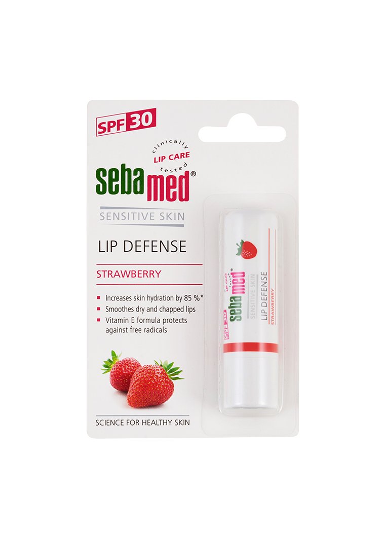 SEBAMED LIP DEFENCE STRAWBERRY FOR SENSITIVE SKIN 4.8G