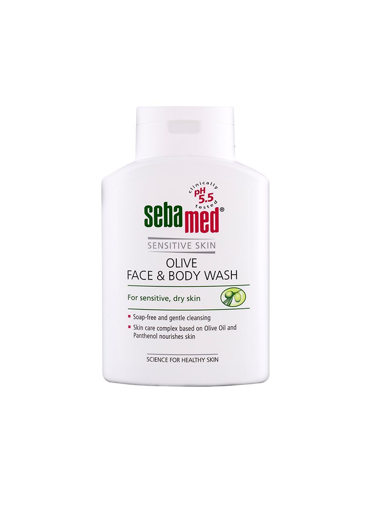 SEBAMED OLIVE FACE & BODY WASH 200ML