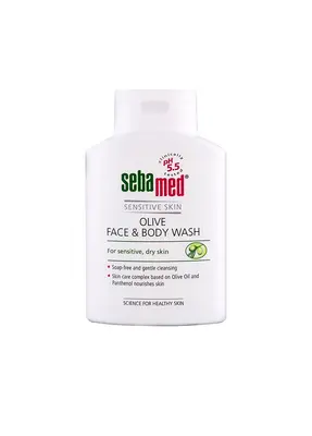 SEBAMED OLIVE FACE & BODY WASH 200ML