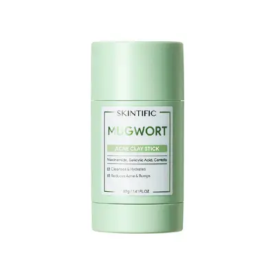 SKINTIFIC MUGWORT ACNE CLAY MASK STICK 40G