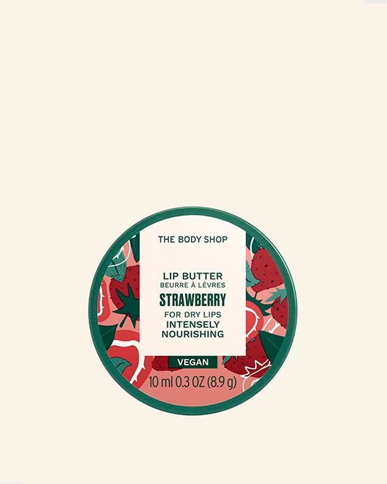 Strawberry Lip Butter 10ml, The Body Shop