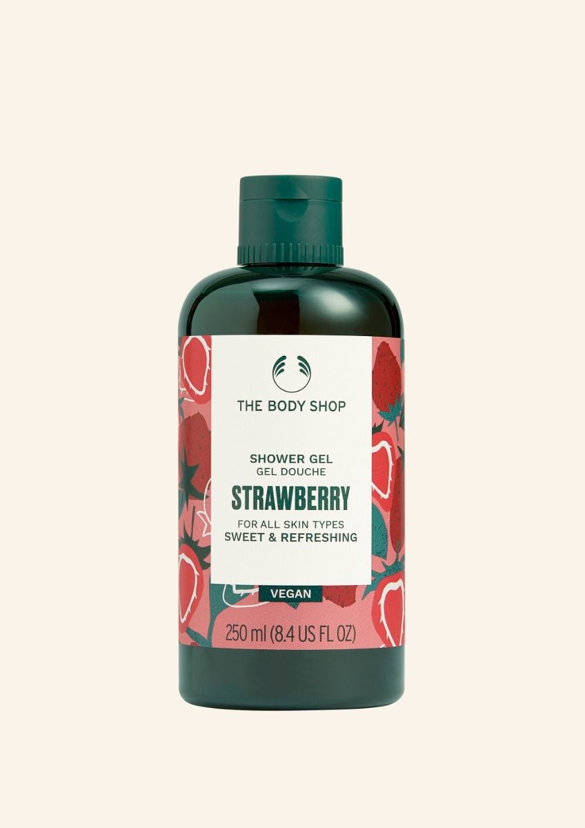 Strawberry Shower Gel - 250ml, Refreshing Body Wash