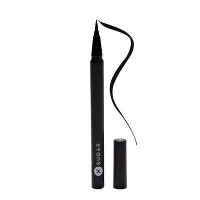SUGAR Cosmetics Arrested For Overstay Waterproof Eyeliner - 01 I'll Be Black (Black)