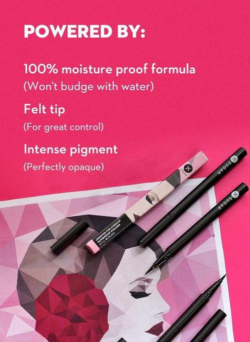 SUGAR Cosmetics Arrested For Overstay Waterproof Eyeliner - 01 I'll Be Black (Black) — photo 3