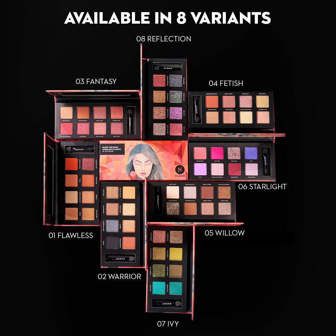 SUGAR Cosmetics Blend The Rules Eyeshadow Palette, 01 Flawless (Warm Neutrals) — photo 4