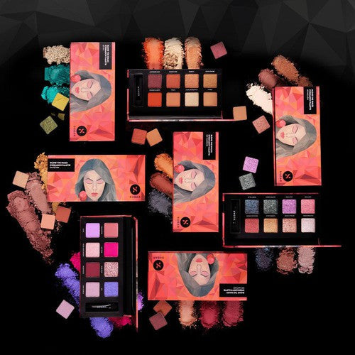 SUGAR Cosmetics Blend The Rules Eyeshadow Palette, 08 Reflection (Galactic Glitter)
