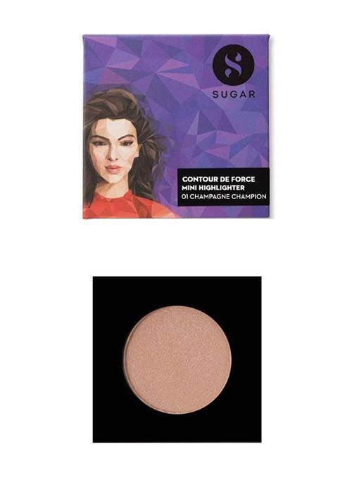 SUGAR Cosmetics Contour De Force Mini Highlighter, 01 Champagne Champion (Champagne Gold) — photo 2