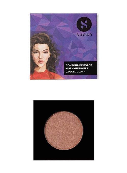 SUGAR Cosmetics Contour De Force Mini Highlighter, 01 Champagne Champion (Champagne Gold) — photo 3