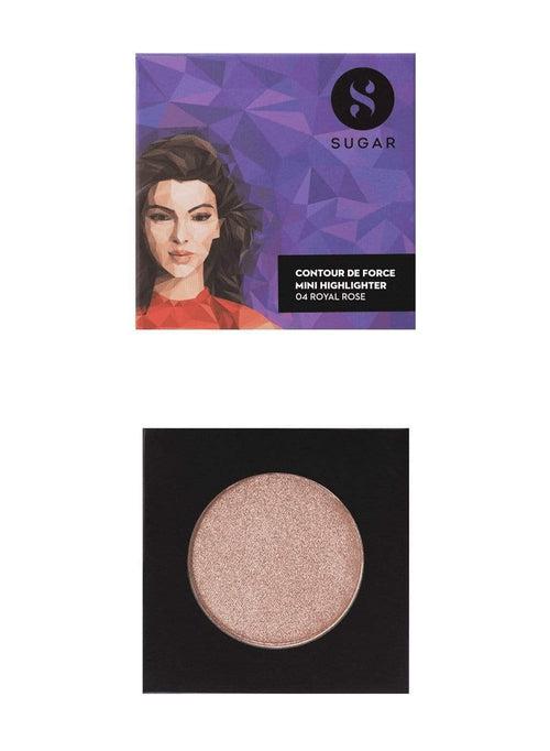 SUGAR Cosmetics Contour De Force Mini Highlighter, 01 Champagne Champion (Champagne Gold) — photo 4