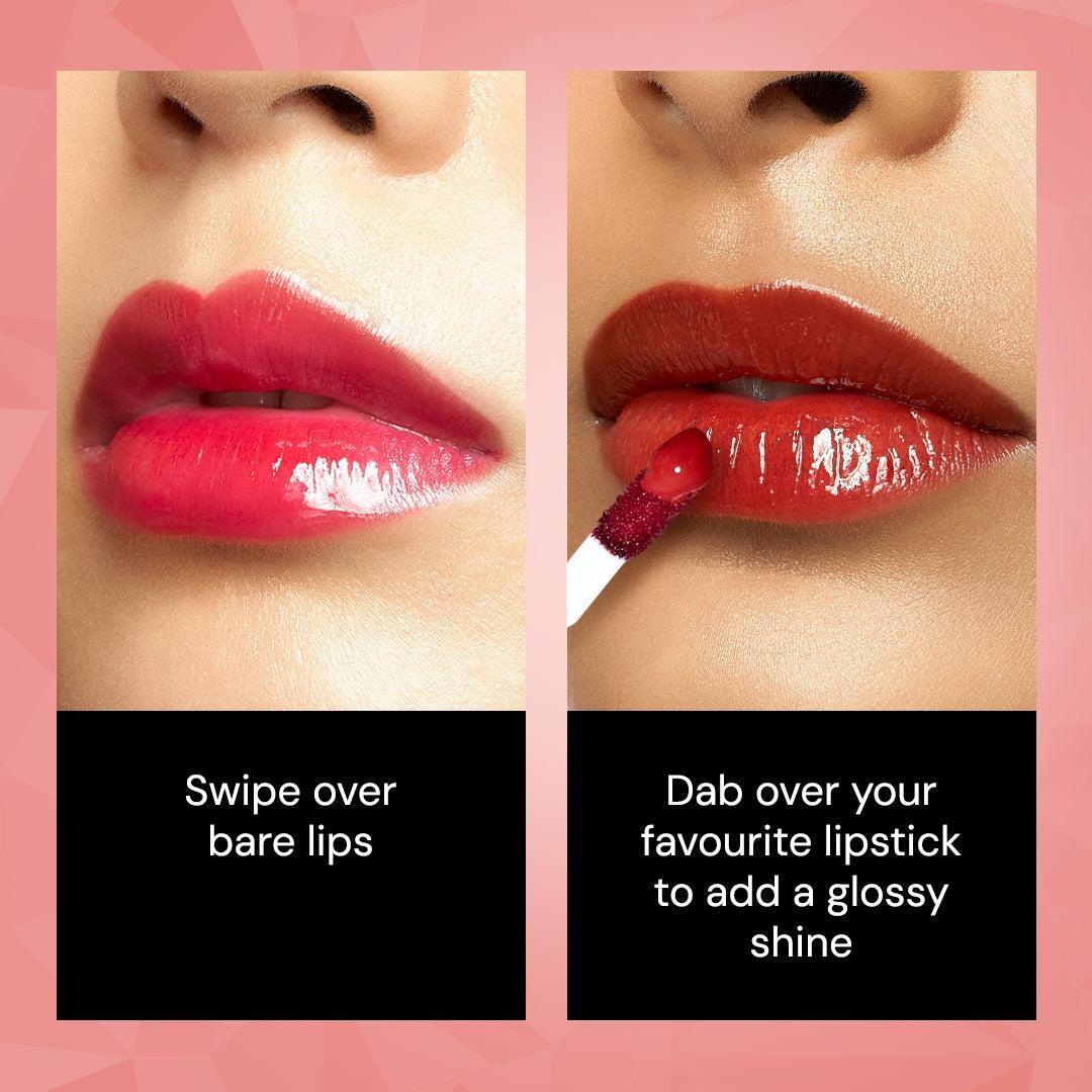 SUGAR Cosmetics Drop A Tint Lip Oil, 06 Roaring Raspberry 4ml — photo 2