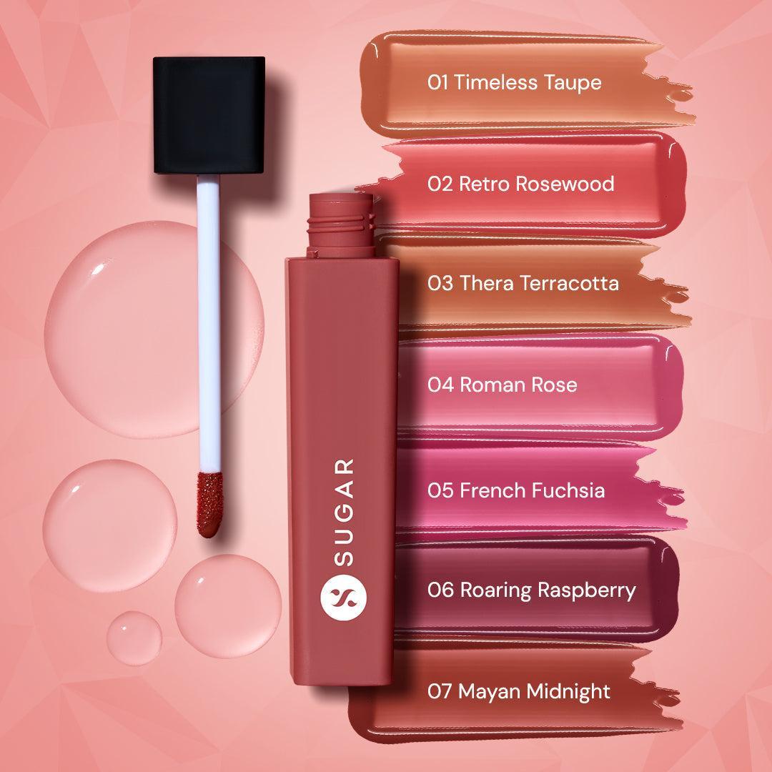 SUGAR Cosmetics Drop A Tint Lip Oil, 06 Roaring Raspberry 4ml — photo 3