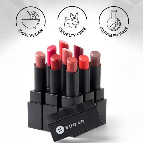 SUGAR Cosmetics Limited Edition Nothing Else Matter Longwear Lipstick, 14 Red Herring (Raspberry Pink, Reddish Pink) — photo 3