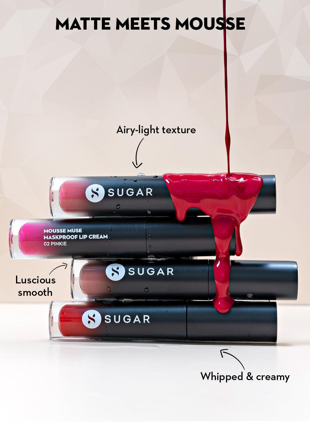 SUGAR Cosmetics Mousse Muse Lip Cream, 13 Vandyke Brown