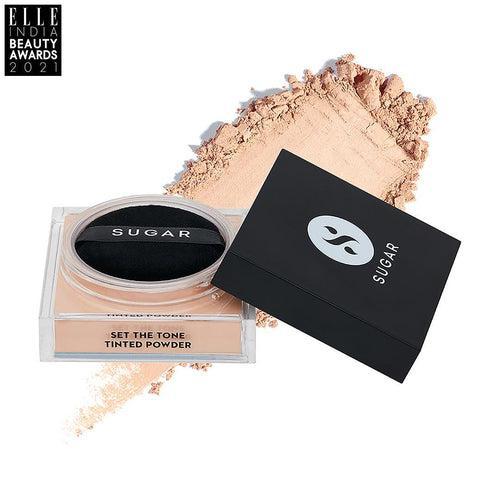 SUGAR Cosmetics Set The Tone Tinted Face Powder, 15 Cappuccino (Light-Medium) — photo 2