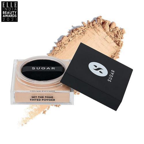 SUGAR Cosmetics Set The Tone Tinted Face Powder, 15 Cappuccino (Light-Medium) — photo 3