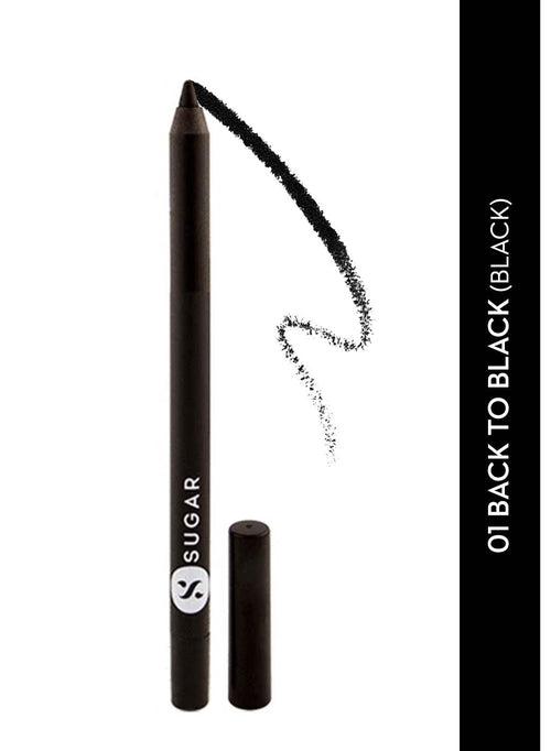 SUGAR Cosmetics Stroke Of Genius Heavy-Duty Kohl, 01 Back to Black — photo 2