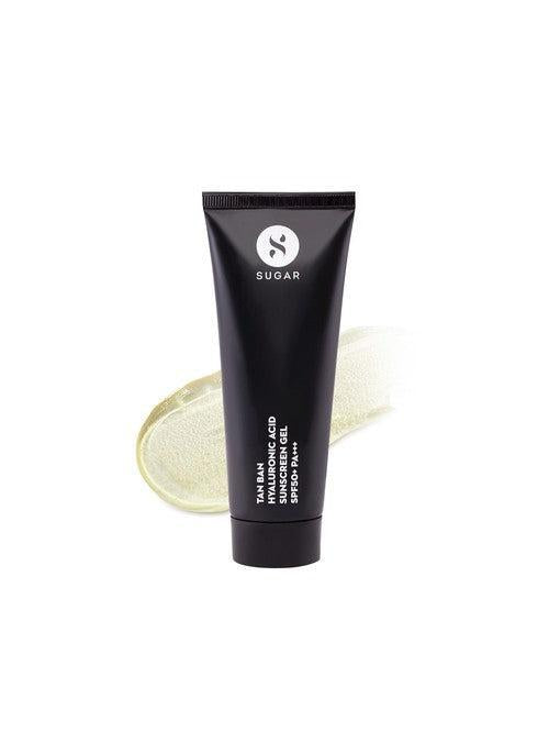 SUGAR Cosmetics Tan Ban Hyaluronic Acid Sunscreen Gel with SPF 50+ PA+++