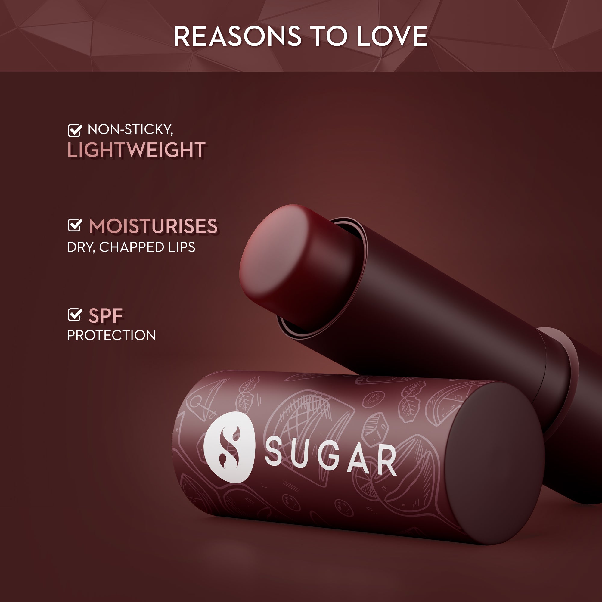 SUGAR Cosmetics Tipsy Lips Moisturizing Balm, 01 Mojito