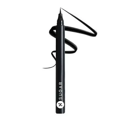 SUGAR Cosmetics Wingman Waterproof Microliner - 01 I'll Be Black (Black)