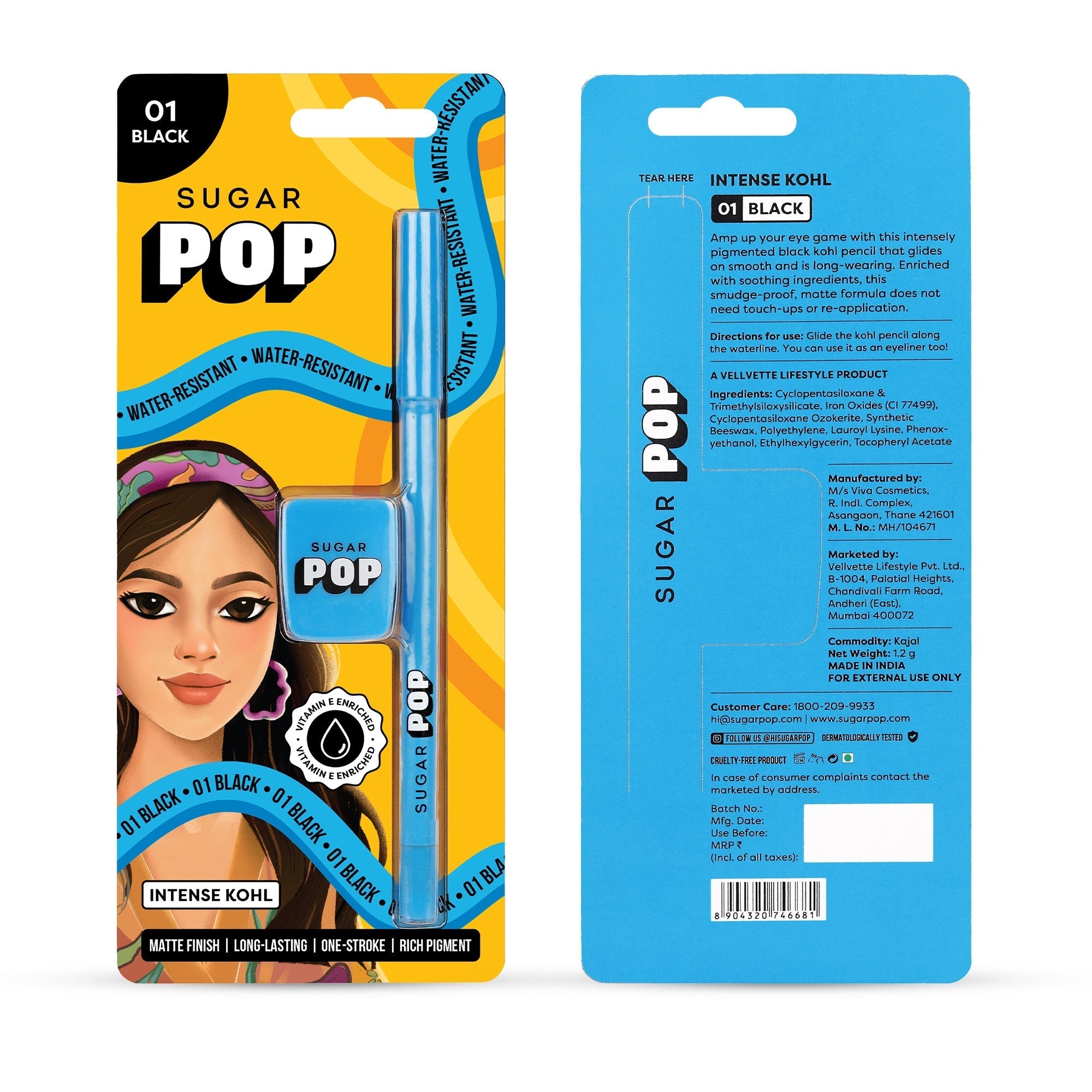 SUGAR POP Intense Kohl - 01 Black — photo 3