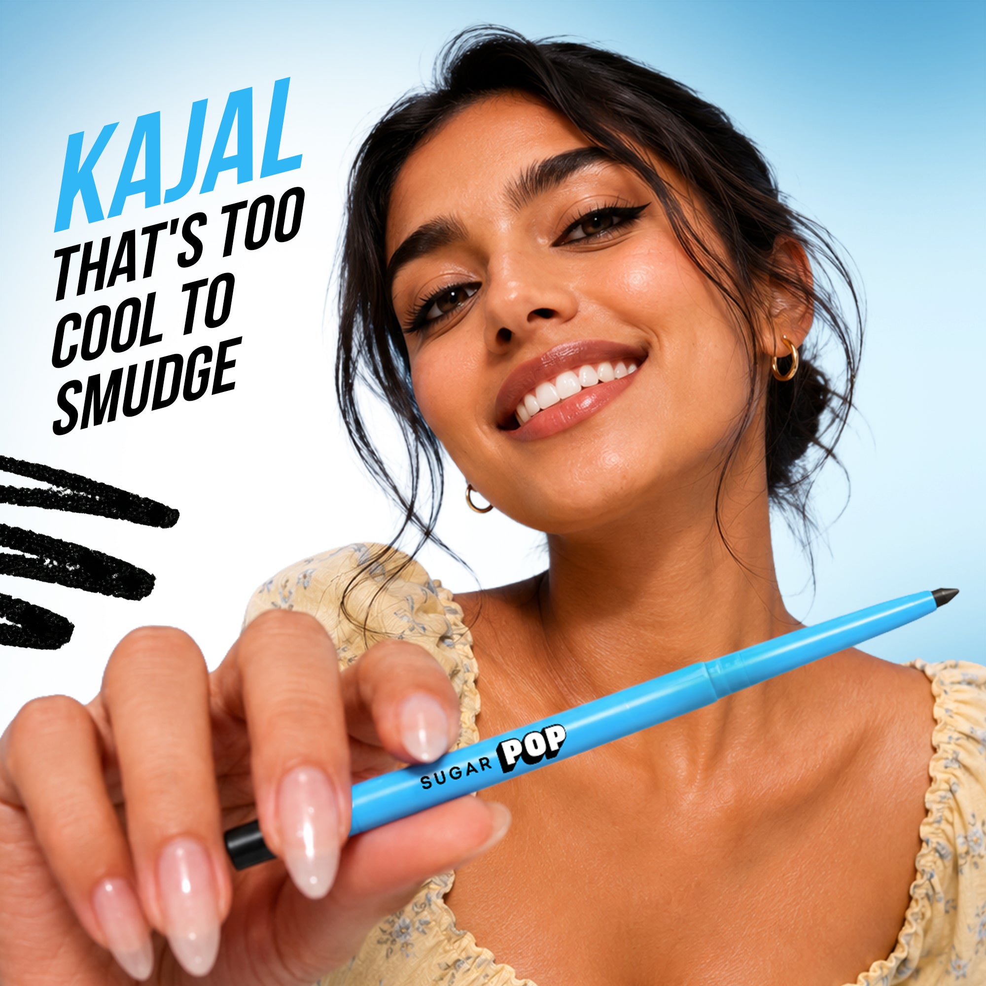 SUGAR POP Longwear Kajal, 01 Black Kajal — photo 2