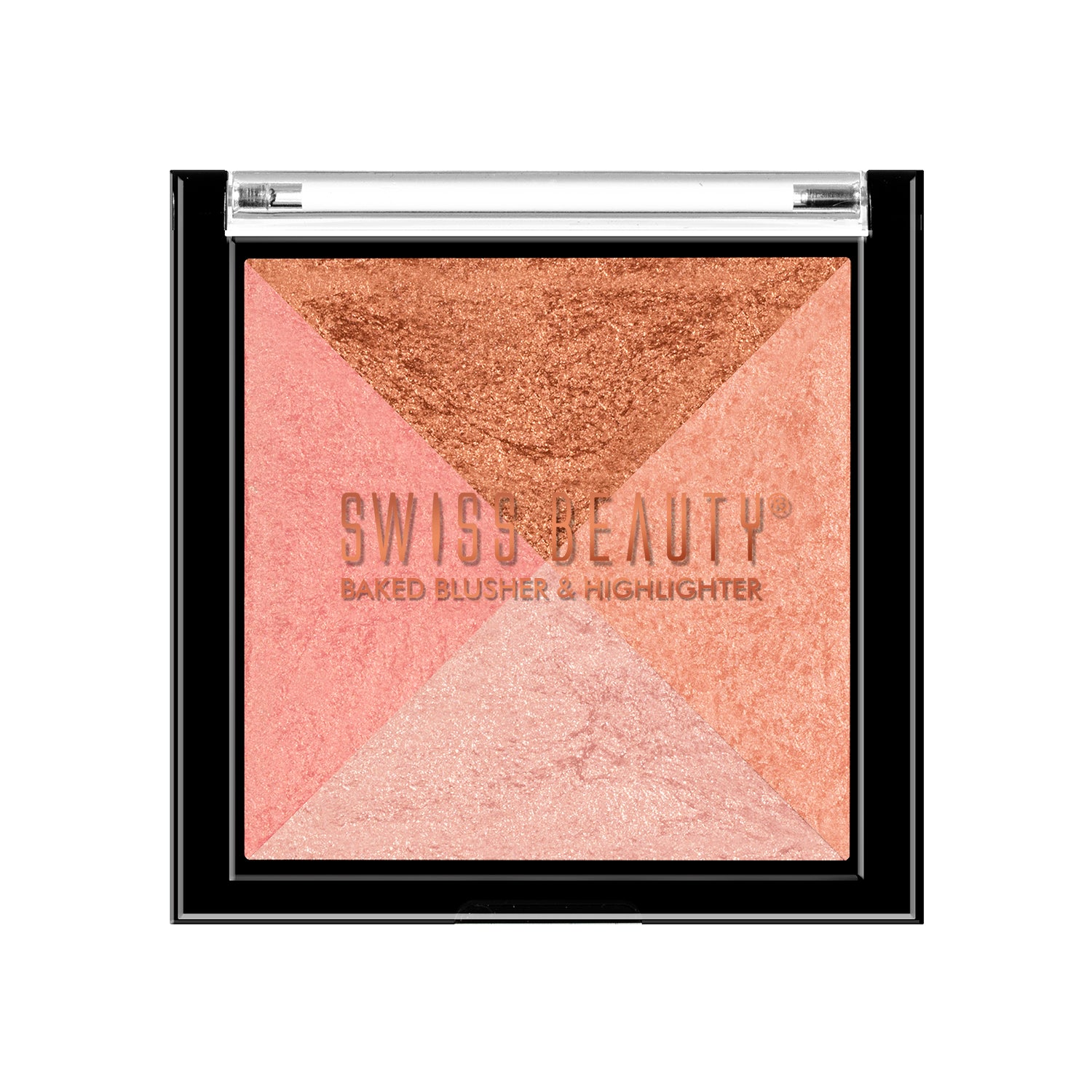 Swiss Beauty 2-in 1- Baked Blusher & Highlighter