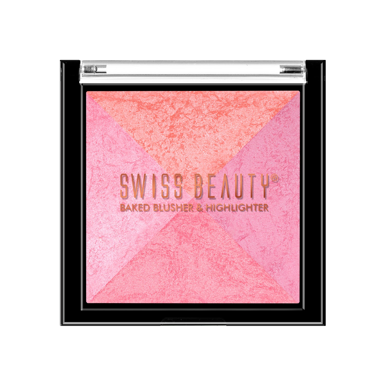 Swiss Beauty 2-in 1- Baked Blusher & Highlighter, 3 — photo 4