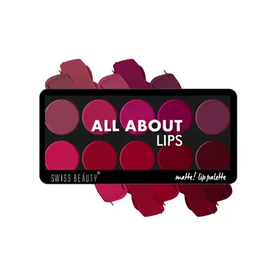 SWISS BEAUTY ALL ABOUT LIPS PALETTE 02 12G