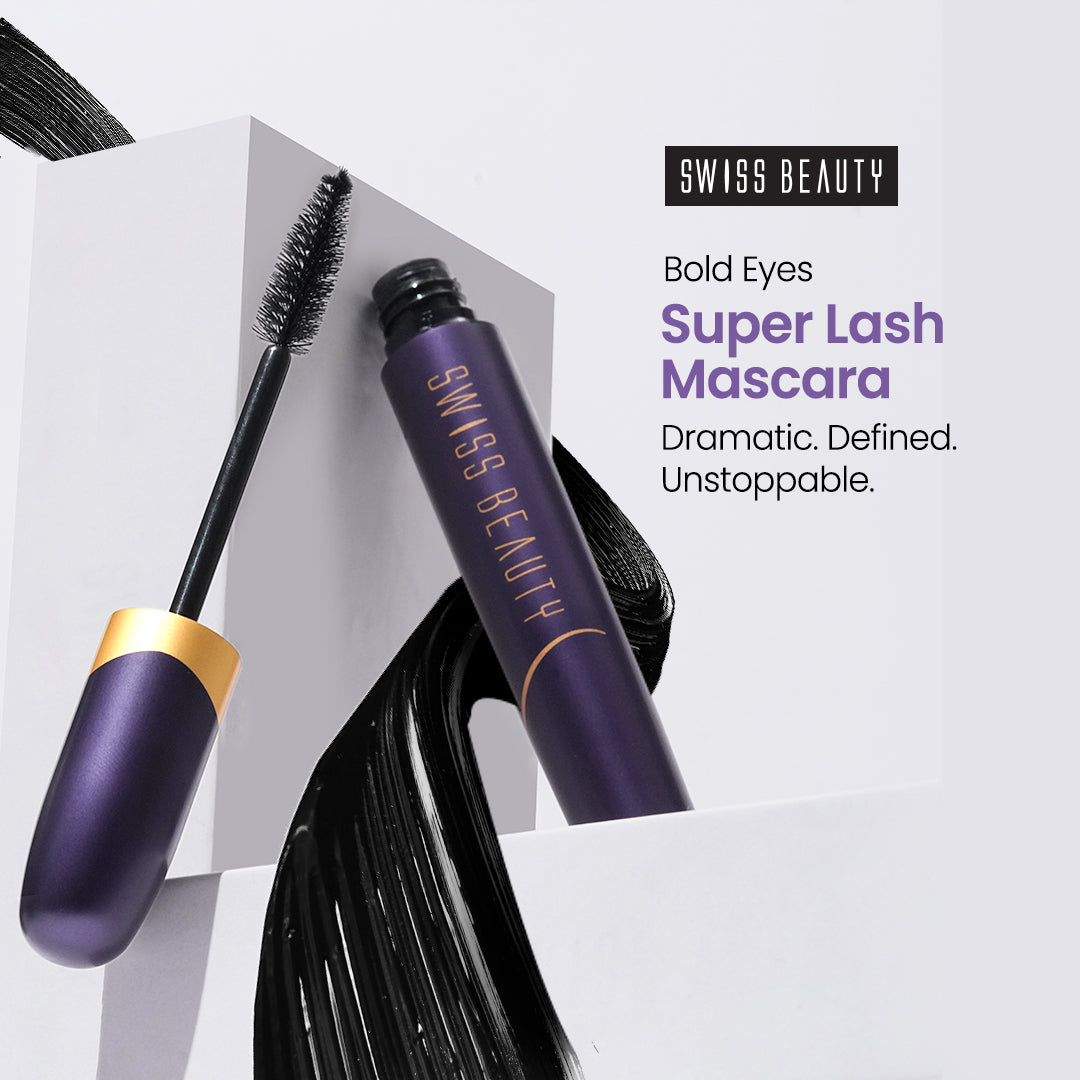 SWISS BEAUTY BOLD EYES SUPER LASH MASCARA WATERPROOF 7.5ML — photo 3