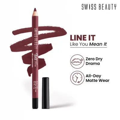 SWISS BEAUTY BOLD MATT LIPLINER 09 BURGANDY 1.6G