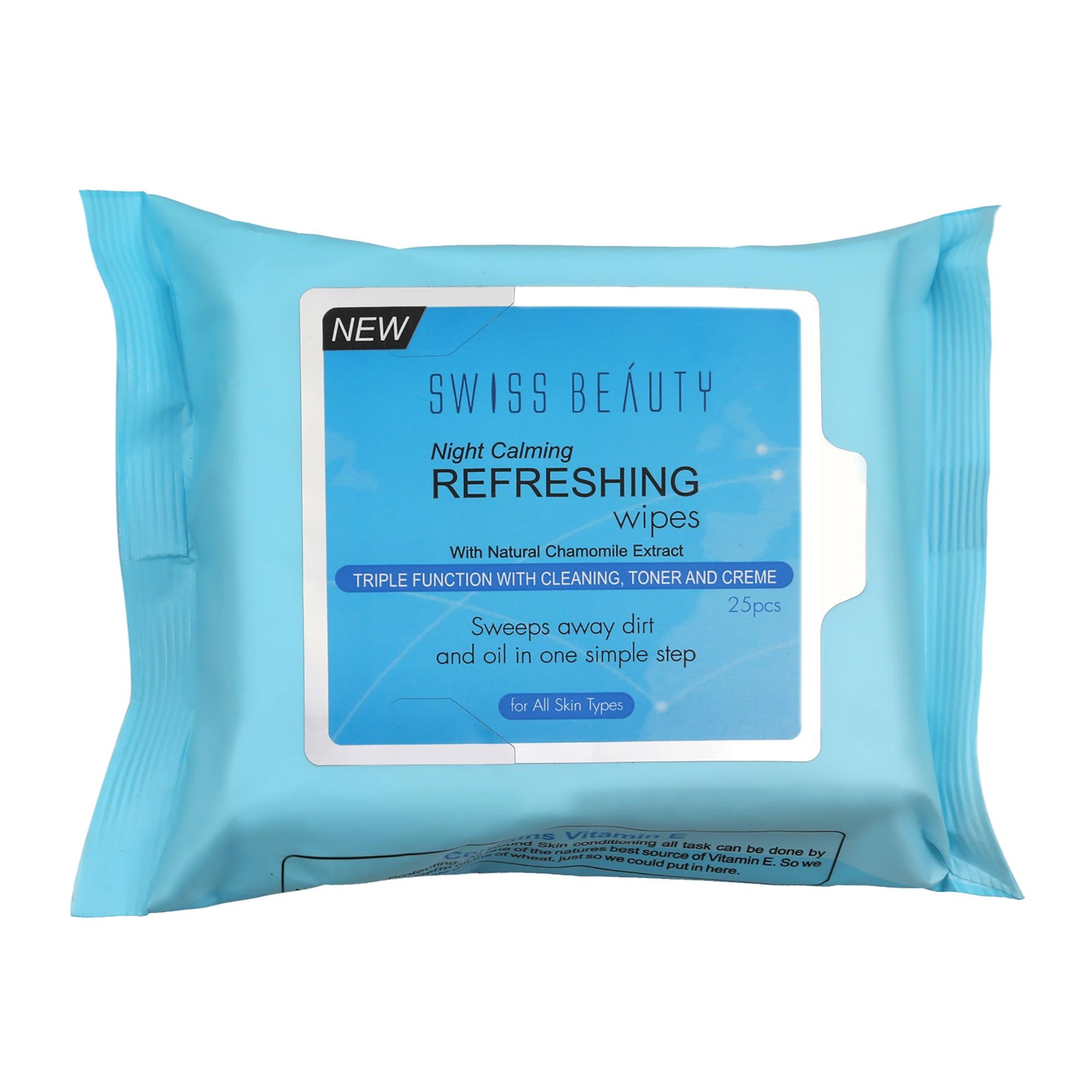 SWISS BEAUTY CLEANSING WIPES 25PCS