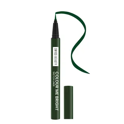 Swiss Beauty Colour Me Bright Sketch Eyeliner, Obsessive Blue