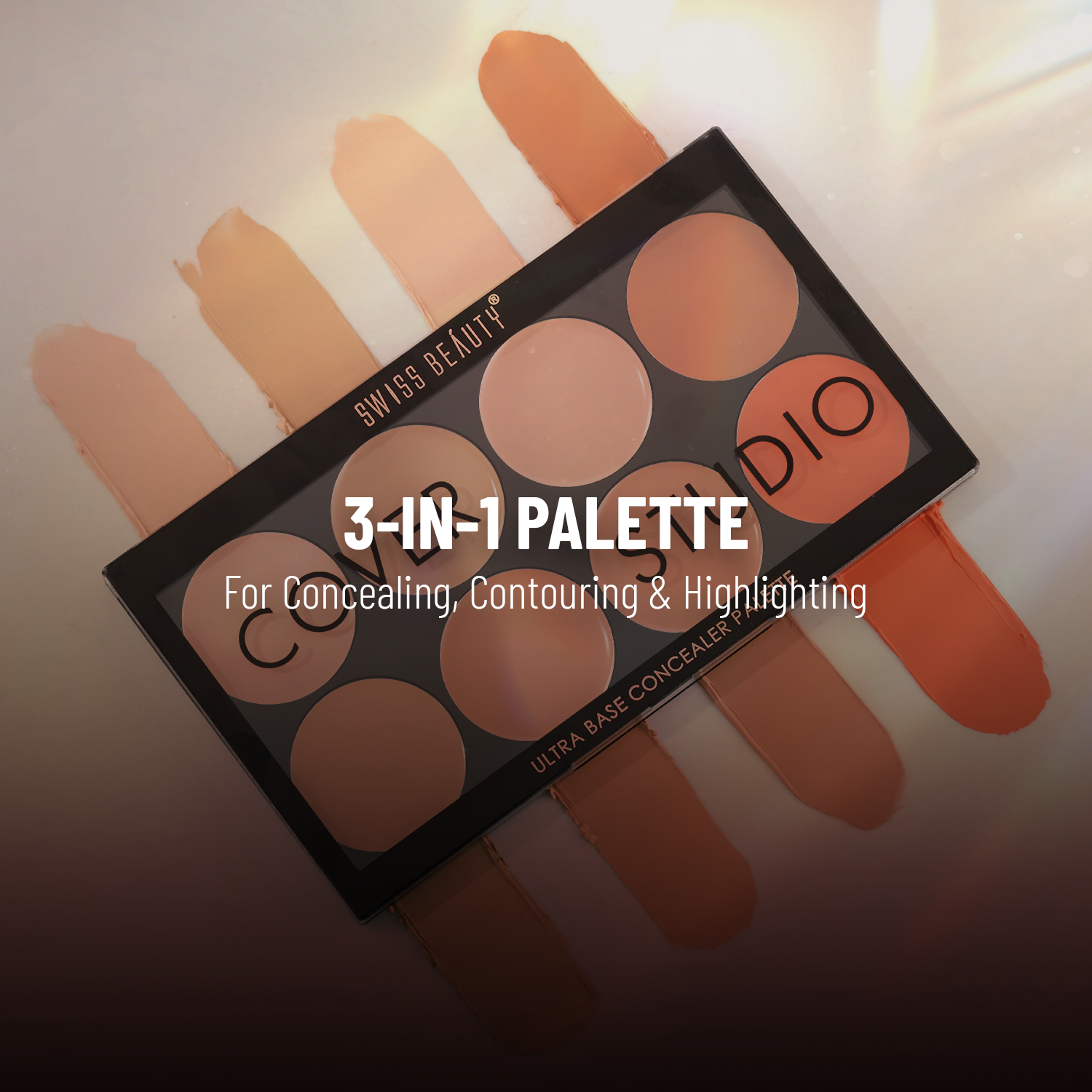 SWISS BEAUTY COVER STUDIO ULTRA BASE CONCEALER PALETTE 19G — photo 4