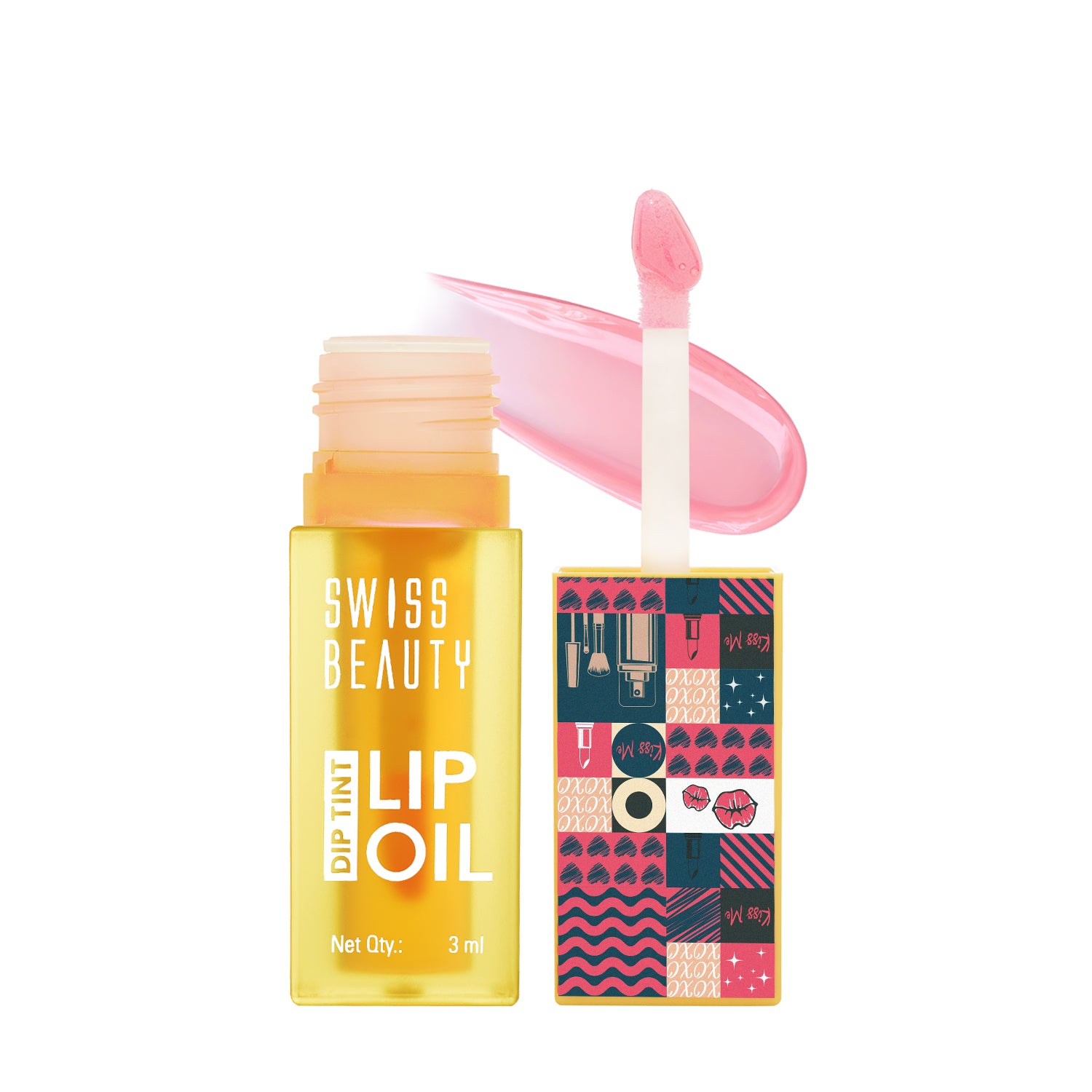 Swiss Beauty Dip Tint Lip Oil, Strawberry — photo 4