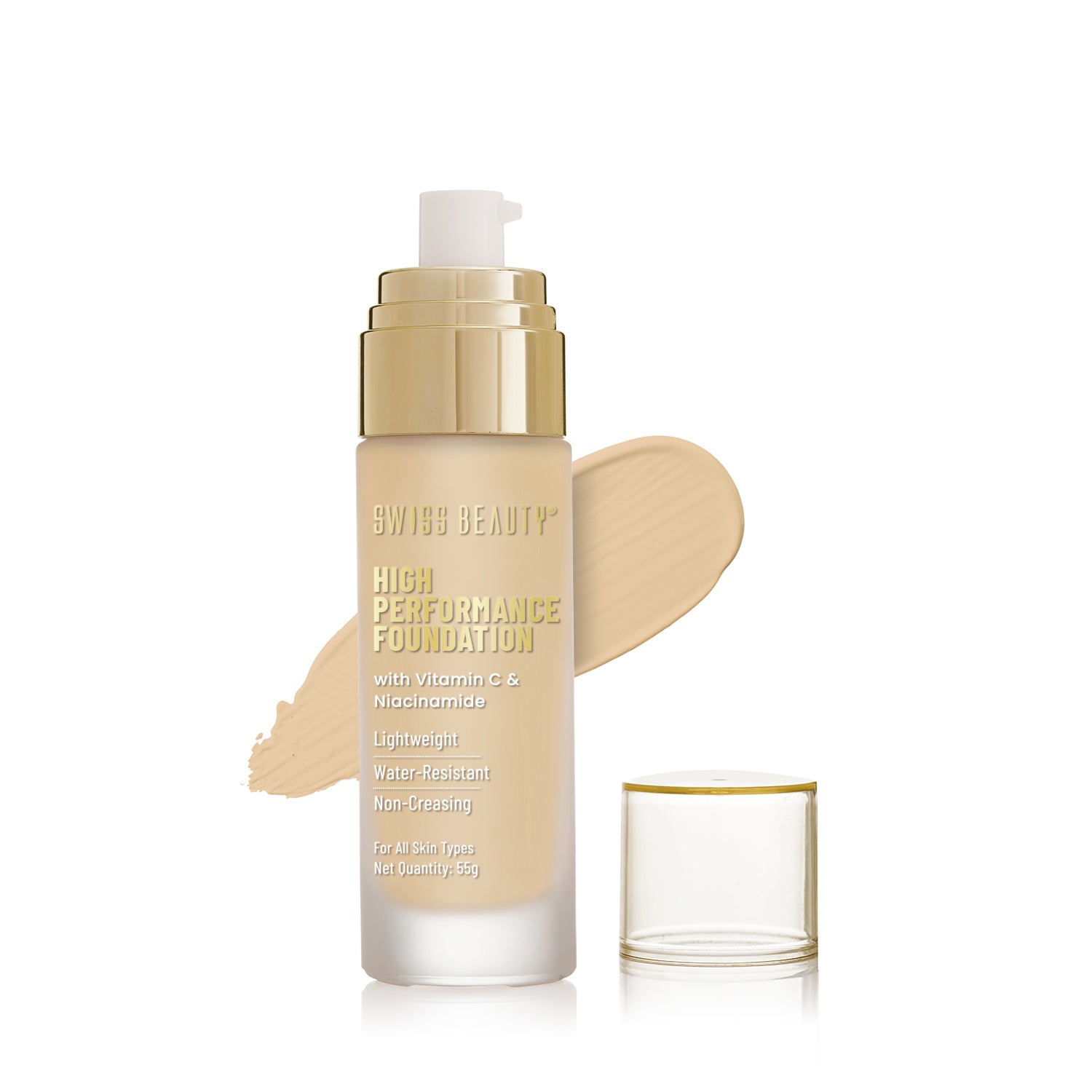 Swiss Beauty High Performance Foundation, White-Ivory — photo 2