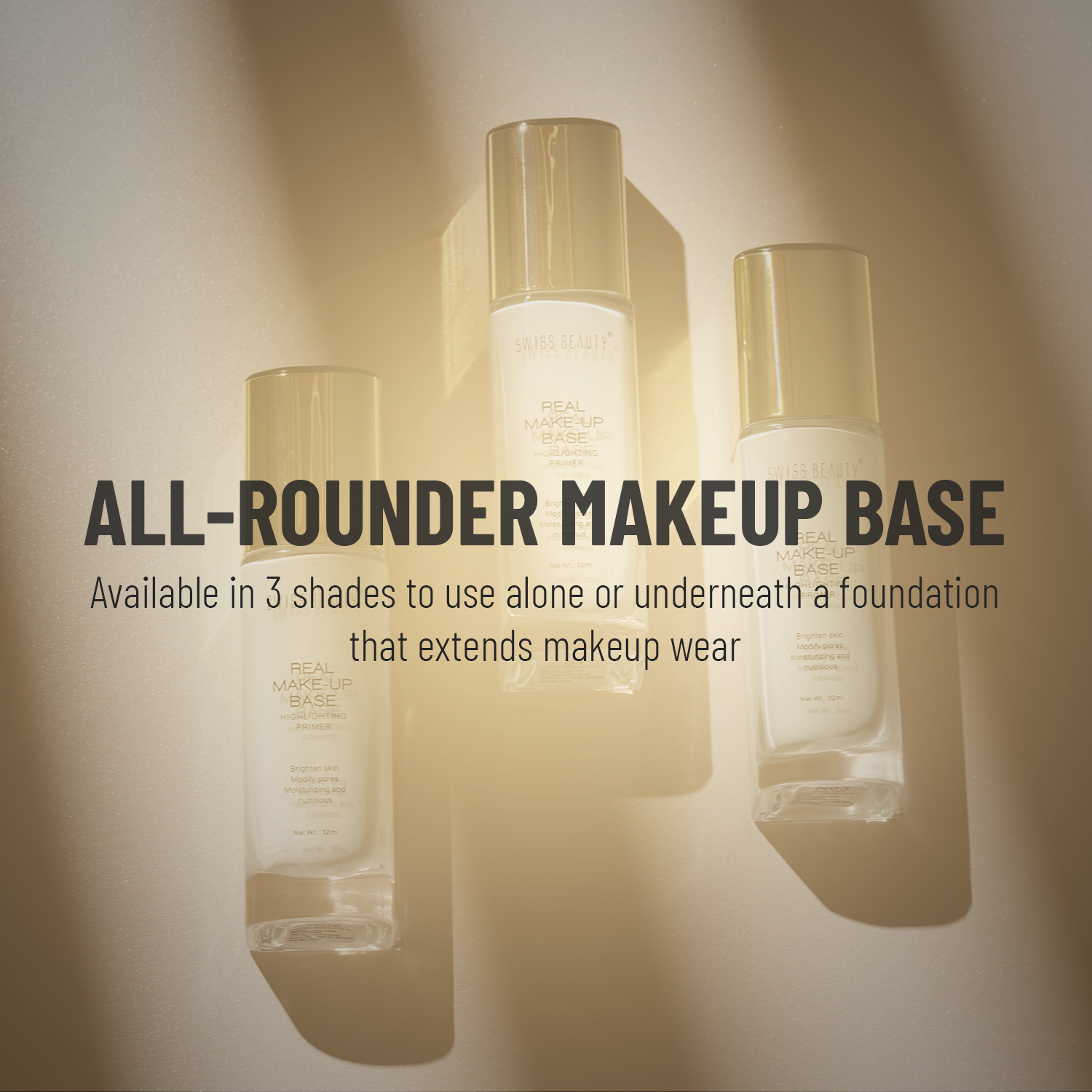 Swiss Beauty Highlighting Primer, Golden Tint — photo 2