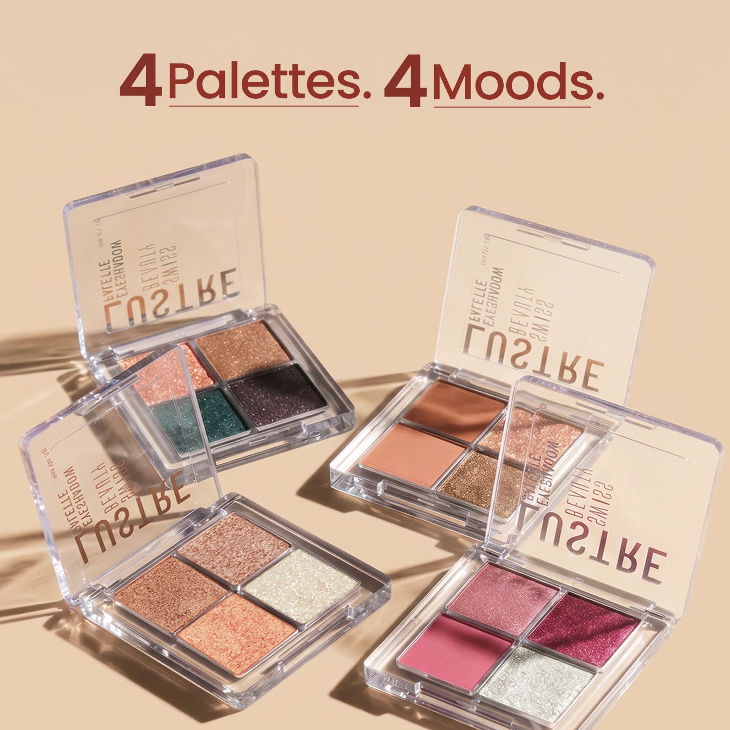 Swiss Beauty Lustre Eyeshadow Palette, Shimmer n shine — photo 4