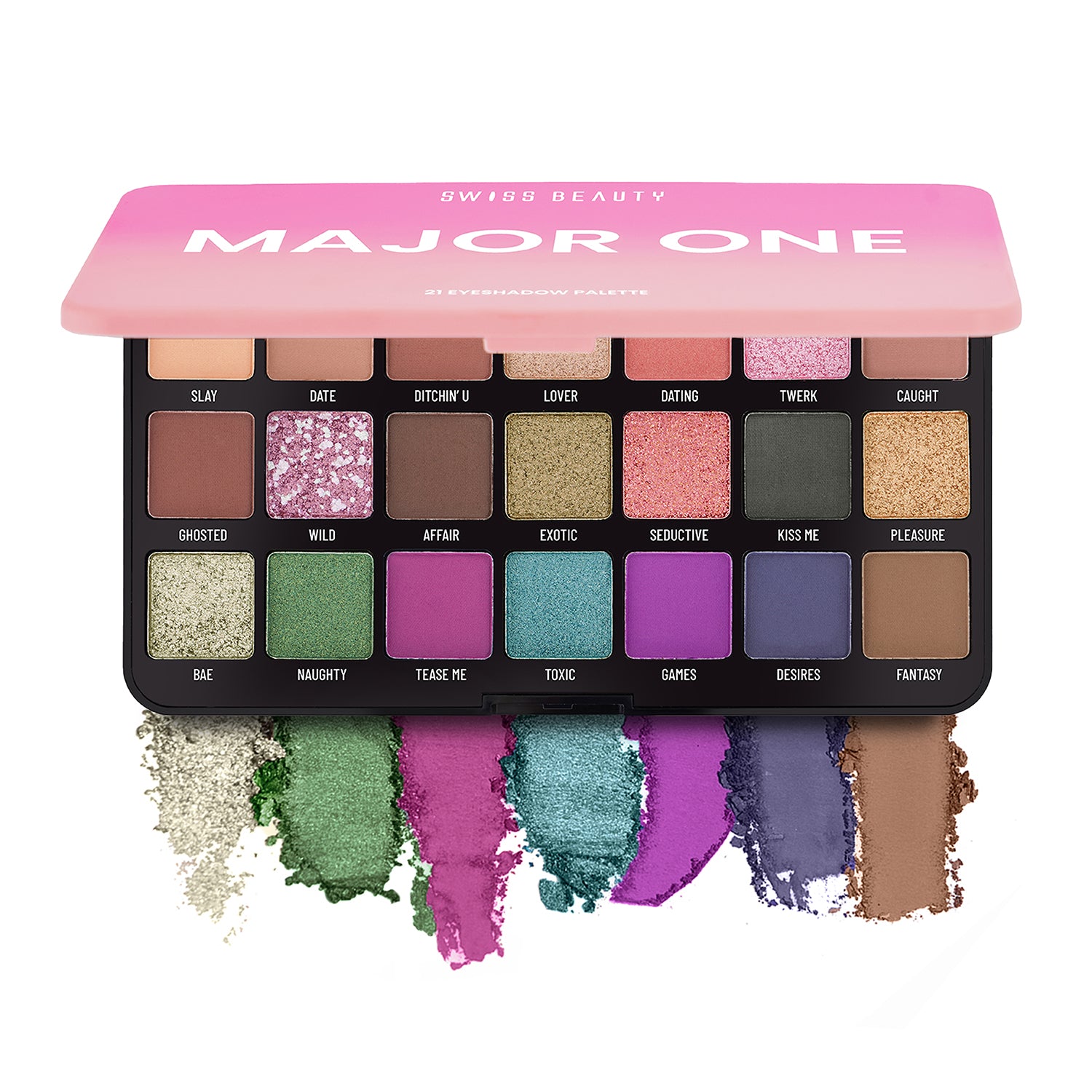 SWISS BEAUTY MAJOR ONE 21 EYESHADOW PALETTE 20G
