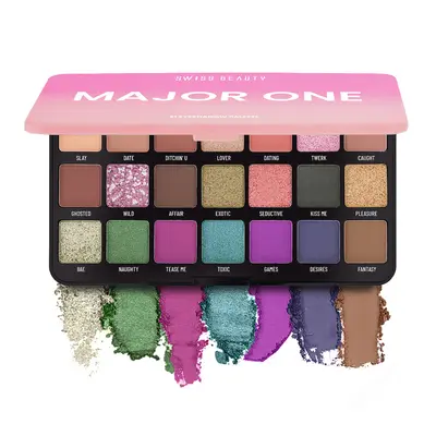 SWISS BEAUTY MAJOR ONE 21 EYESHADOW PALETTE 20G