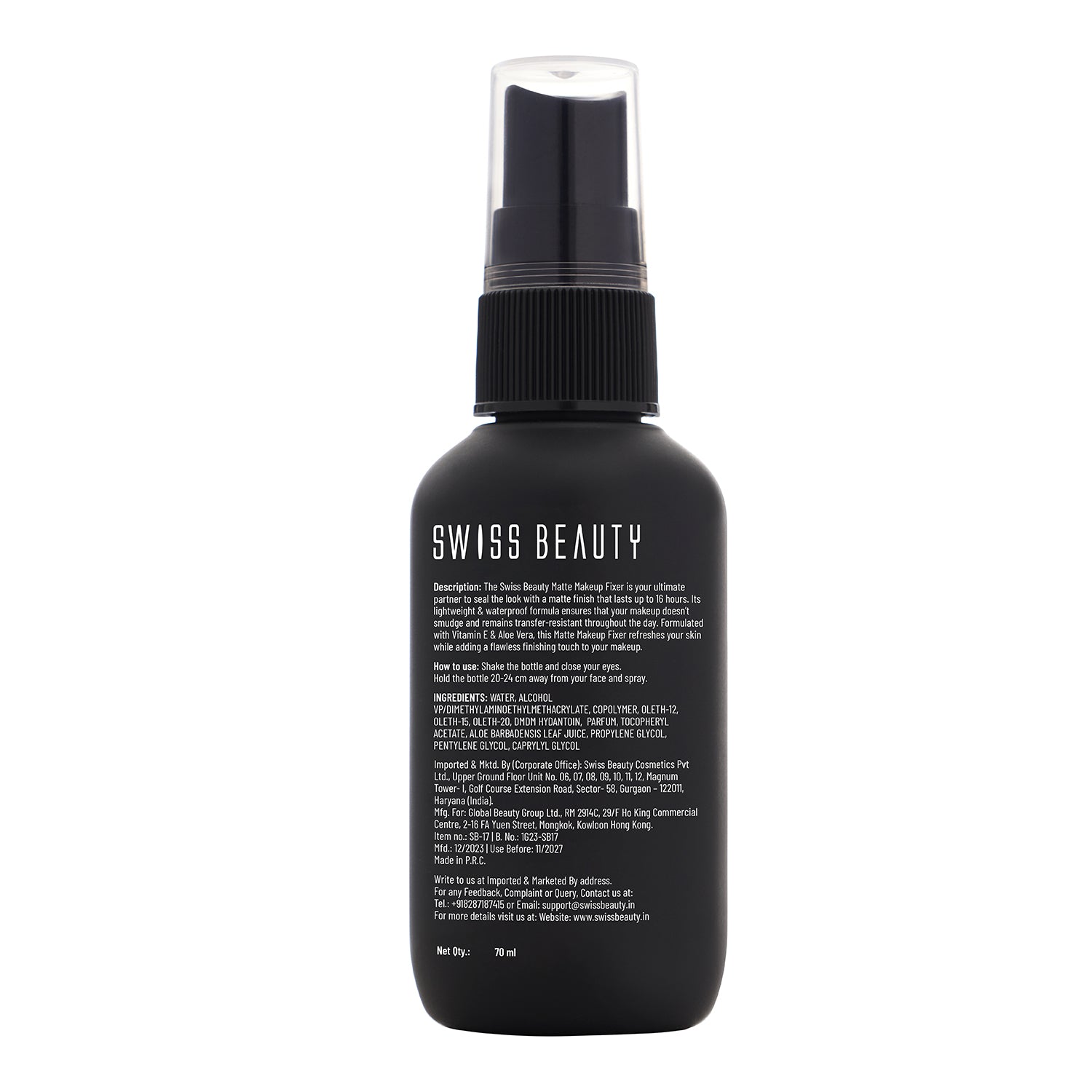 Swiss Beauty Makeup Fixer Natural 70ML — photo 2
