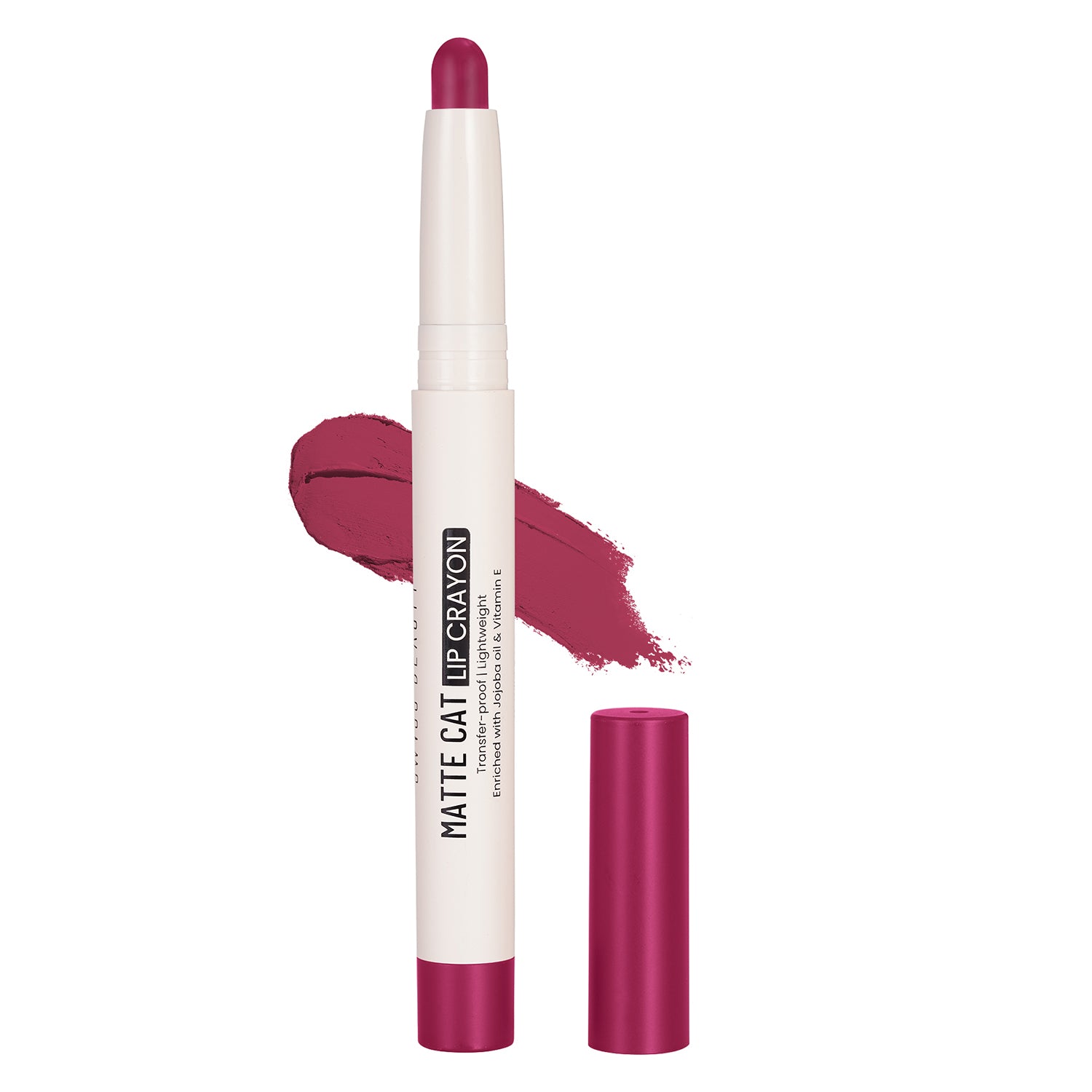 SWISS BEAUTY MATTE CAT LIP CRAYON 11 WILD ROSE 1.5G