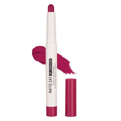SWISS BEAUTY MATTE CAT LIP CRAYON 12 SINFUL SCARLET 1.5G