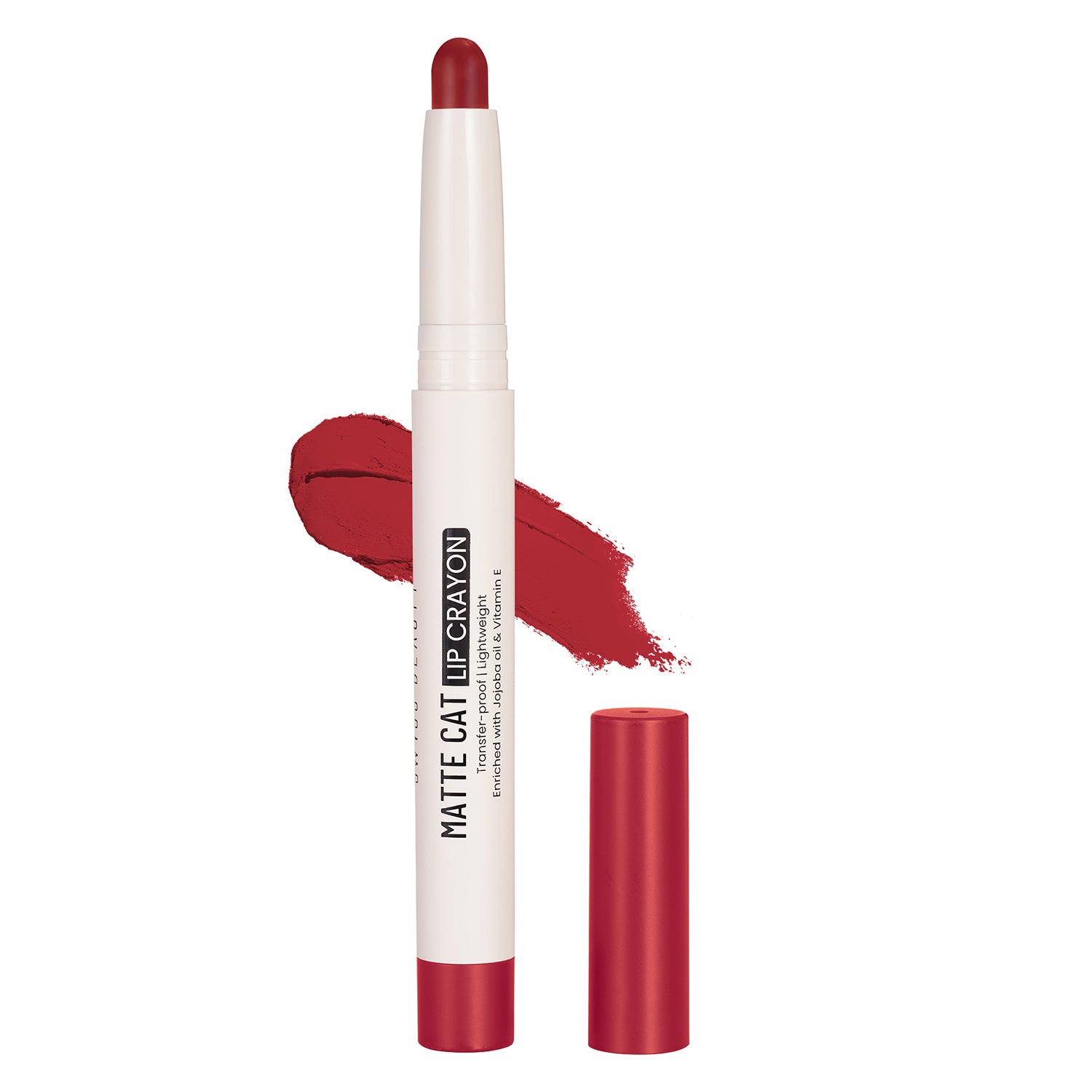 SWISS BEAUTY MATTE CAT LIP CRAYON 13 RED-CHILLI 1.5G